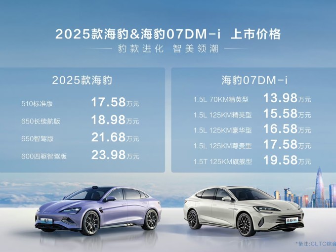 双流海豹06新能源最高降2.50万 最低仅售7.48万